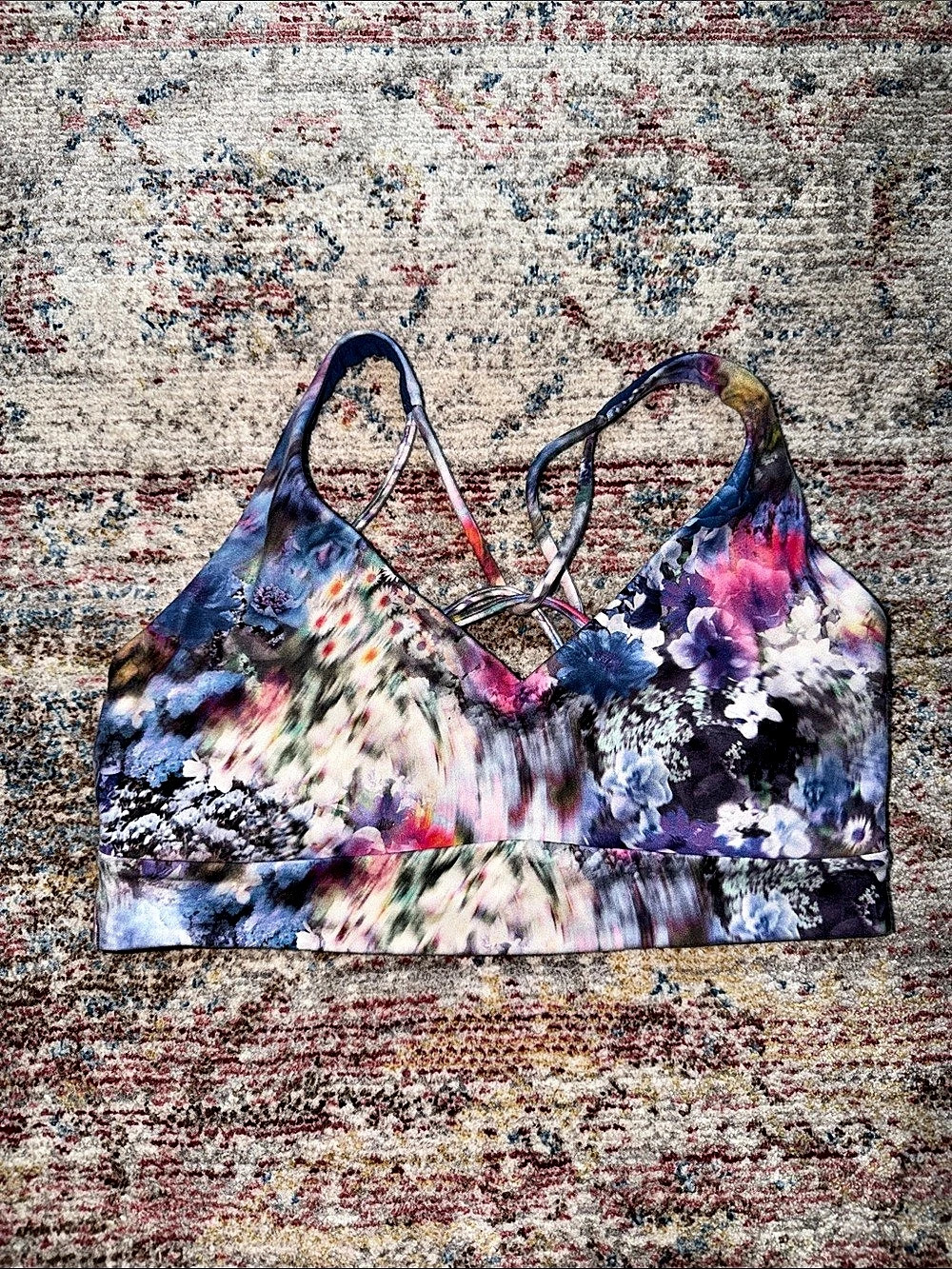 Athleta Transcendence Bra Floral-M
